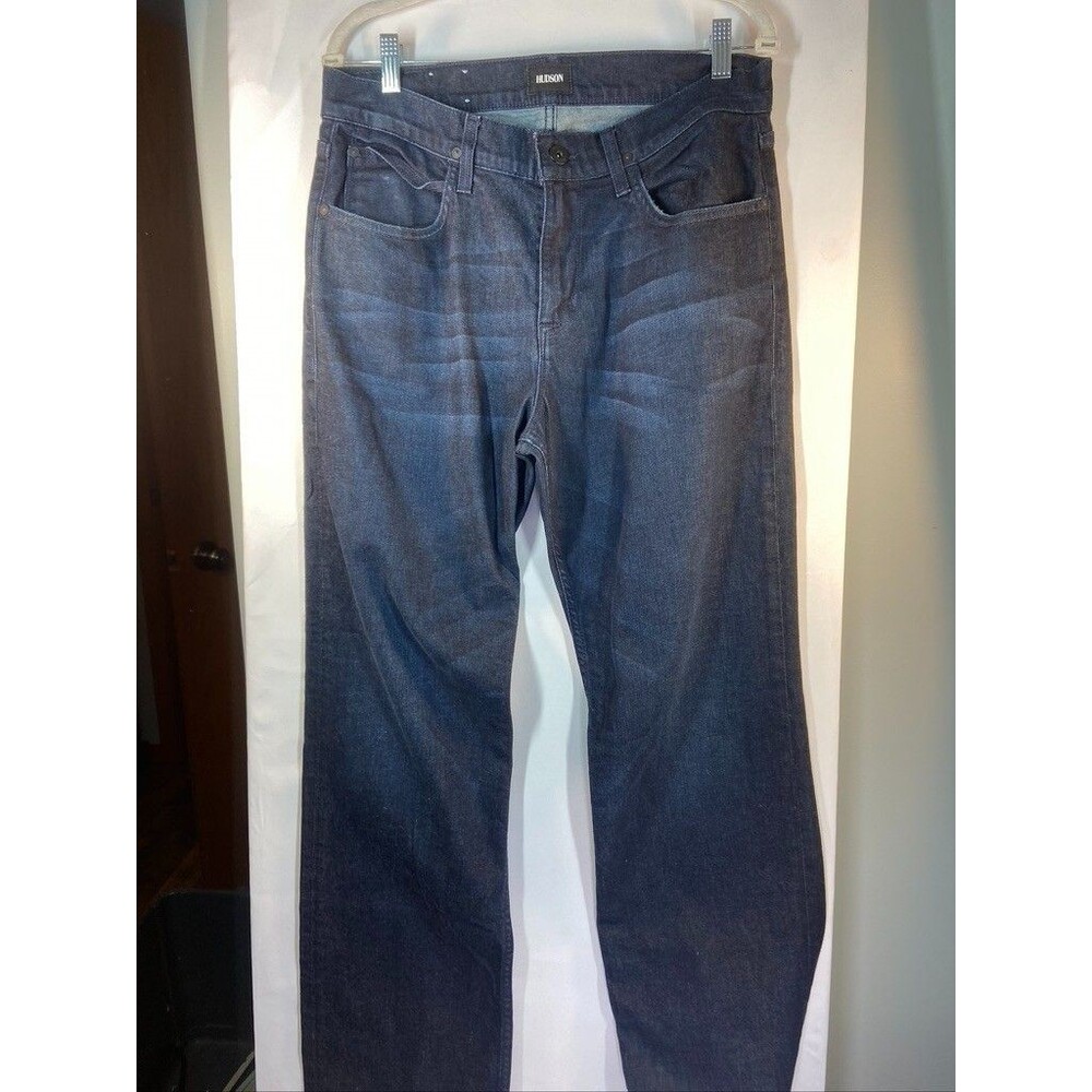 HUDSON MENS WILDE RELAX STRAIGHT 34 X 32 BLUE JEANS